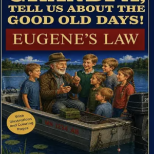 Eugene telling stories of his childhood to his grandchildren.